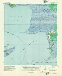 1937 Map of Iberia County, LA, 1949 Print