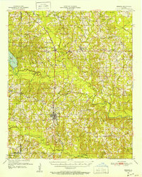 Download a high-resolution, GPS-compatible USGS topo map for Bernice, LA (1952 edition)