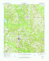 Download a high-resolution, GPS-compatible USGS topo map for Bernice, LA (1976 edition)