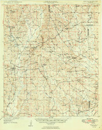1949 Map of Bienville