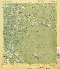 preview thumbnail of historical topo map of Plaquemines County, LA in 1941