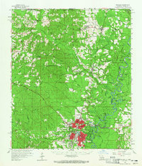 Download a high-resolution, GPS-compatible USGS topo map for Bogalusa, LA (1965 edition)