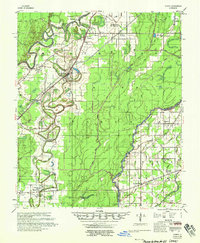 Download a high-resolution, GPS-compatible USGS topo map for Bonita, LA (1958 edition)