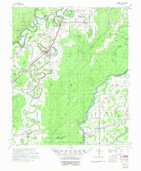 Download a high-resolution, GPS-compatible USGS topo map for Bonita, LA (1974 edition)