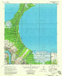 1957 Map of Laplace, LA, 1958 Print
