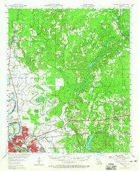 Download a high-resolution, GPS-compatible USGS topo map for Bossier City, LA (1965 edition)