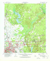 preview thumbnail of historical topo map of Bossier City, LA in 1978