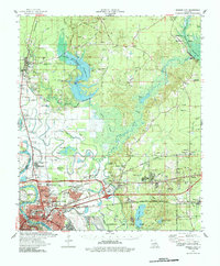 Download a high-resolution, GPS-compatible USGS topo map for Bossier City, LA (1986 edition)