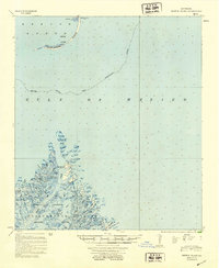 preview thumbnail of historical topo map of Plaquemines County, LA in 1953