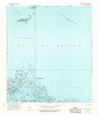 preview thumbnail of historical topo map of Plaquemines County, LA in 1958