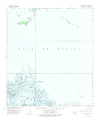 Download a high-resolution, GPS-compatible USGS topo map for Breton Island, LA (1977 edition)