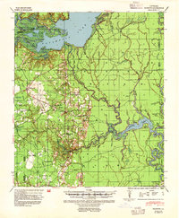1941 Map of Buckeye, 1954 Print