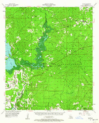 Download a high-resolution, GPS-compatible USGS topo map for Calvin, LA (1962 edition)