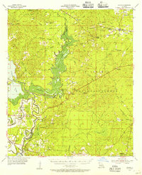 Download a high-resolution, GPS-compatible USGS topo map for Calvin, LA (1956 edition)