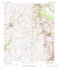 Download a high-resolution, GPS-compatible USGS topo map for Carencro, LA (1972 edition)
