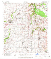 Download a high-resolution, GPS-compatible USGS topo map for Carencro, LA (1965 edition)