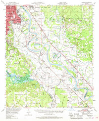 Download a high-resolution, GPS-compatible USGS topo map for Caspiana, LA (1969 edition)