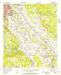 preview thumbnail of historical topo map of Bossier County, LA in 1955