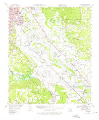 preview thumbnail of historical topo map of Bossier County, LA in 1955