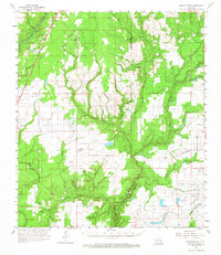 Download a high-resolution, GPS-compatible USGS topo map for Castor Creek, LA (1967 edition)