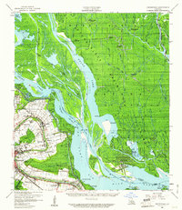Download a high-resolution, GPS-compatible USGS topo map for Centerville, LA (1961 edition)