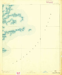 Download a high-resolution, GPS-compatible USGS topo map for Chandeleur, LA (1893 edition)