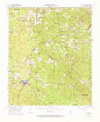 preview thumbnail of historical topo map of Chatham, LA in 1953