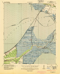 Download a high-resolution, GPS-compatible USGS topo map for Chef Menteur, LA (1938 edition)