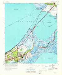 preview thumbnail of historical topo map of Orleans County, LA in 1969