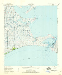 preview thumbnail of historical topo map of Vermilion County, LA in 1951