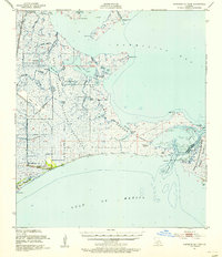 Download a high-resolution, GPS-compatible USGS topo map for Cheniere Au Tigre, LA (1955 edition)