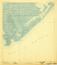 preview thumbnail of historical topo map of Lafourche County, LA in 1892