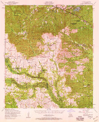 Download a high-resolution, GPS-compatible USGS topo map for Chopin, LA (1959 edition)