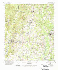 Download a high-resolution, GPS-compatible USGS topo map for Clinton, LA (1984 edition)