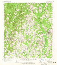 1958 Map of Norwood, LA, 1965 Print
