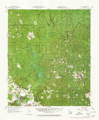 preview thumbnail of historical topo map of Colfax, LA in 1956