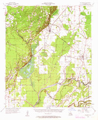 1957 Map of Collinston, LA, 1963 Print