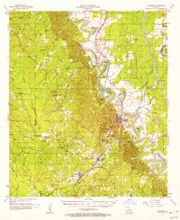 preview thumbnail of historical topo map of Columbia, LA in 1957