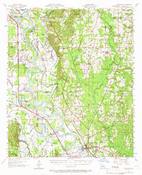 Download a high-resolution, GPS-compatible USGS topo map for Coushatta, LA (1966 edition)