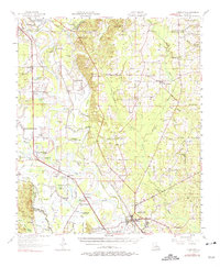 Download a high-resolution, GPS-compatible USGS topo map for Coushatta, LA (1975 edition)