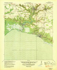 1939 Map of Abita Springs, LA