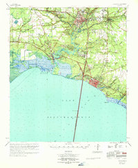 preview thumbnail of historical topo map of Covington, LA in 1969