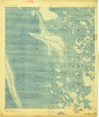 Download a high-resolution, GPS-compatible USGS topo map for Creole, LA (1898 edition)