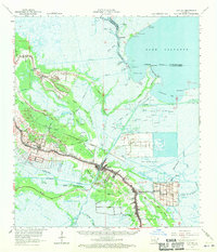 Download a high-resolution, GPS-compatible USGS topo map for Cut Off, LA (1970 edition)