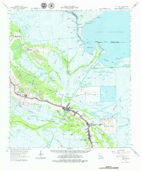 Download a high-resolution, GPS-compatible USGS topo map for Cut Off, LA (1979 edition)