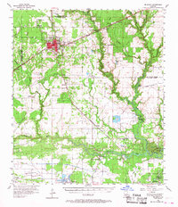 Download a high-resolution, GPS-compatible USGS topo map for De Quincy, LA (1968 edition)
