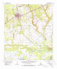 Download a high-resolution, GPS-compatible USGS topo map for De Quincy, LA (1980 edition)