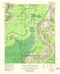 1939 Map of Deer Park, 1951 Print