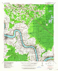 preview thumbnail of historical topo map of Donaldsonville, LA in 1939