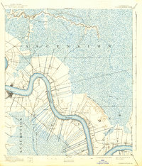 preview thumbnail of historical topo map of Donaldsonville, LA in 1892